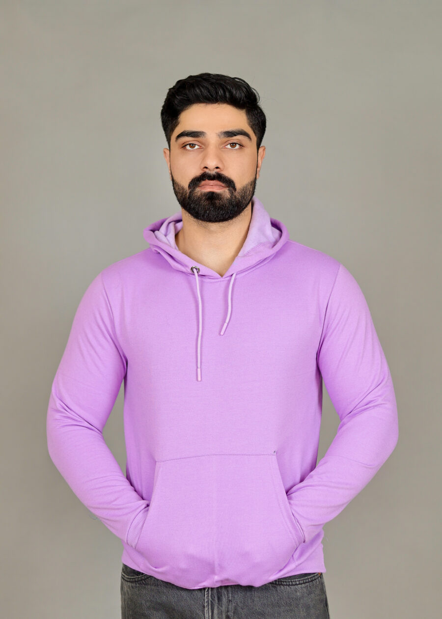 Men's Solid Hoodie - Image 3