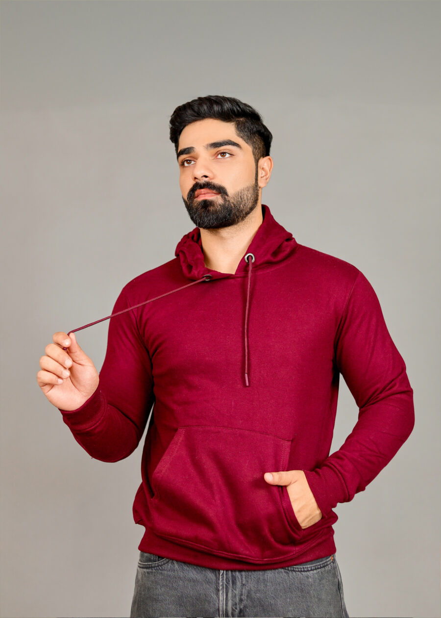 Men's Solid Hoodie