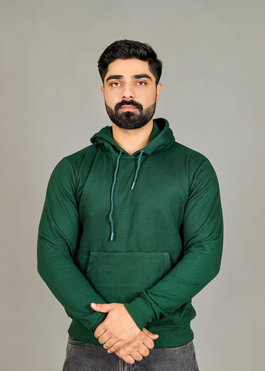 Men's Solid Hoodie - Image 5