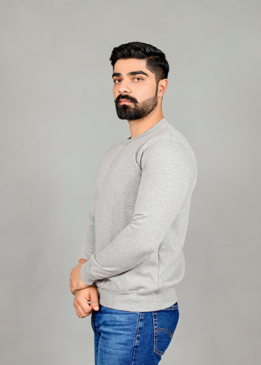 Men's Solid Sweatshirt - Image 6